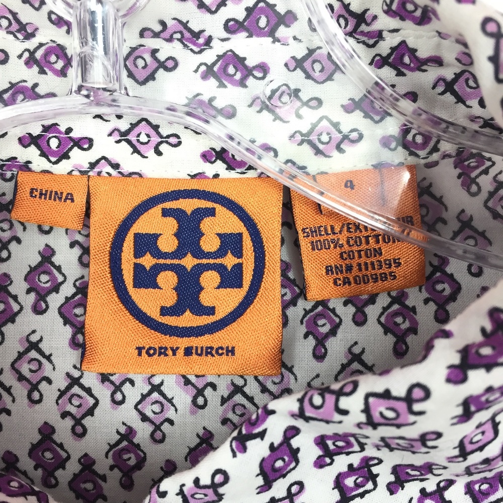 Tory Burch Geometric Print Button Down Shirt - image 3